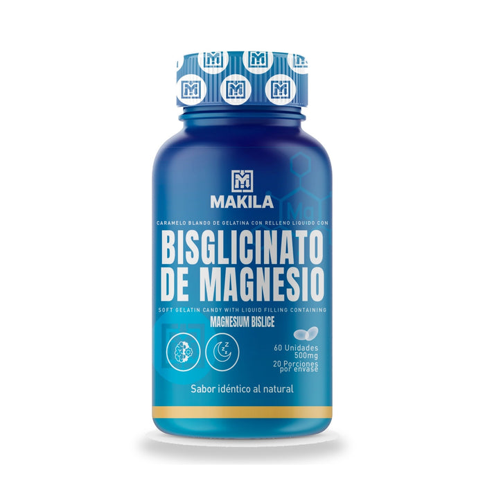 Bisglicinato de magnesio Makila en cápsulas blandas x 60