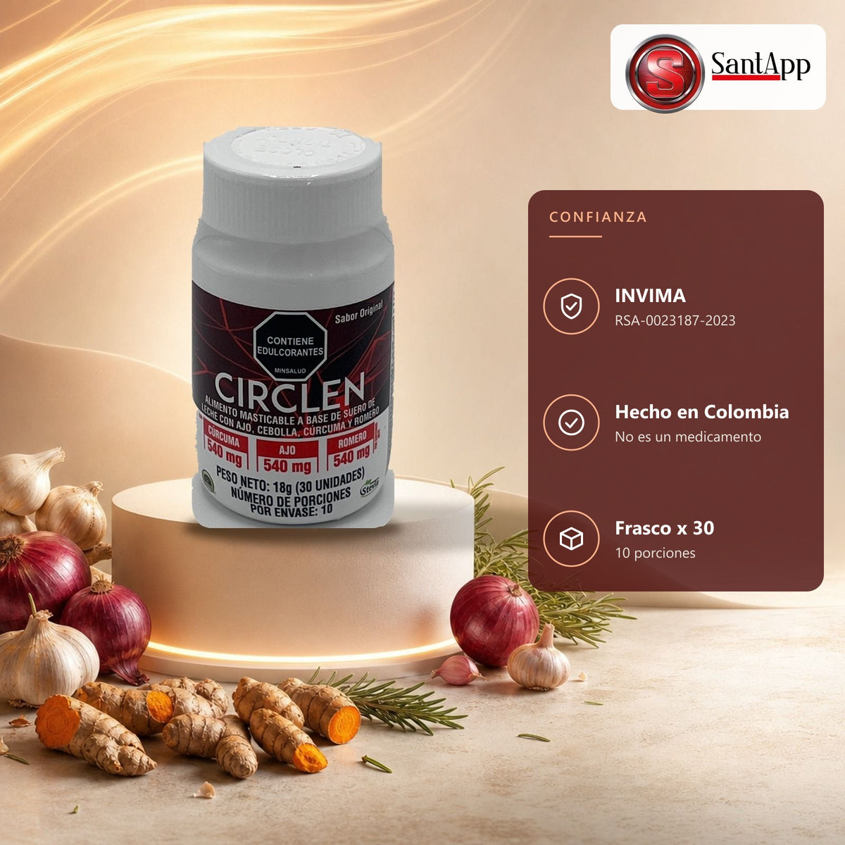 Circlen Vitalcom con registro INVIMA RSA-0023187-2023
