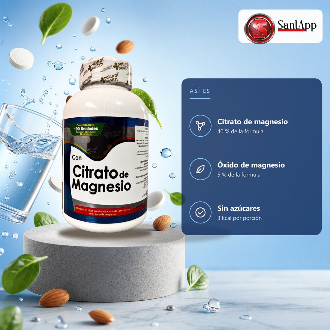 Citrato de Magnesio Natural Health: así es por dentro
