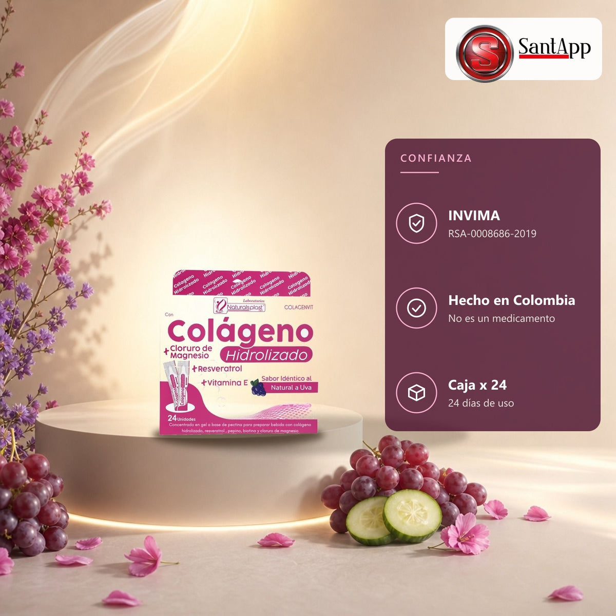 Colagenvit con registro INVIMA RSA-0008686-2019