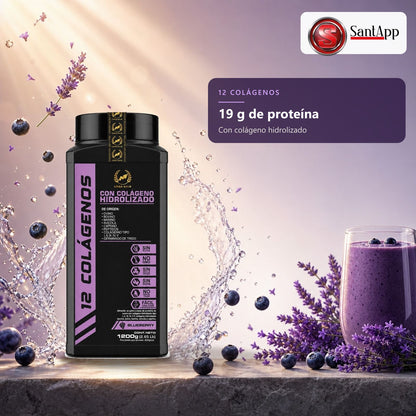 Proteína de suero con colágeno de 5 orígenes