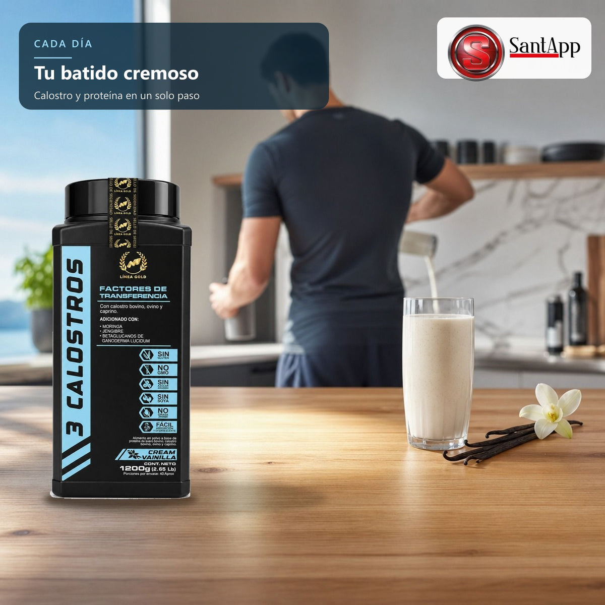 Calostro y proteína para tu bienestar diario