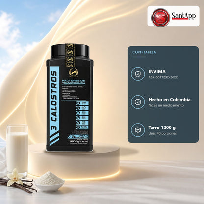 3 Calostros con registro INVIMA RSA-0017292-2022