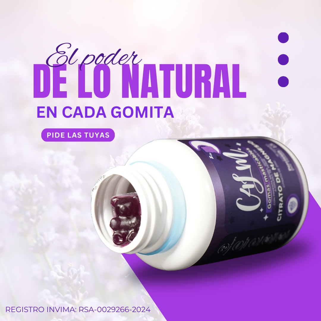 Cómo dormir mejor por las noches.
Remedios naturales para el insomnio.
Gomas para el estrés y la ansiedad.
Suplementos para mejorar la calidad del sueño.
Productos naturales para reducir el estrés.
Cómo manejar el estrés en el trabajo.
Alimentos que ayudan a dormir.
Beneficios de la melatonina.
Cómo dormir rápido y sin estrés.
Suplementos para el sueño con registro INVIMA.