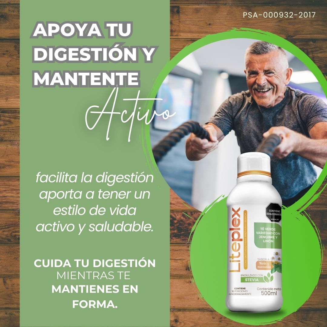 LITEPLEX
Alivio gastritis
Salud digestiva
Reducción acidez
Bienestar estomacal
Producto natural
Suplemento digestivo
Protege el estómago
Registro INVIMA
Alivio reflujo