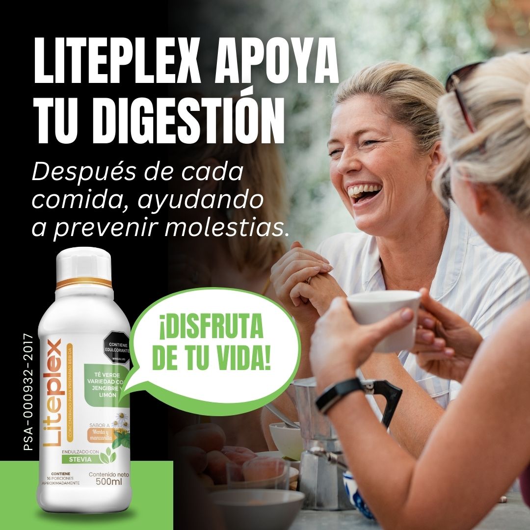 LITEPLEX
Alivio gastritis
Salud digestiva
Reducción acidez
Bienestar estomacal
Producto natural
Suplemento digestivo
Protege el estómago
Registro INVIMA
Alivio reflujo