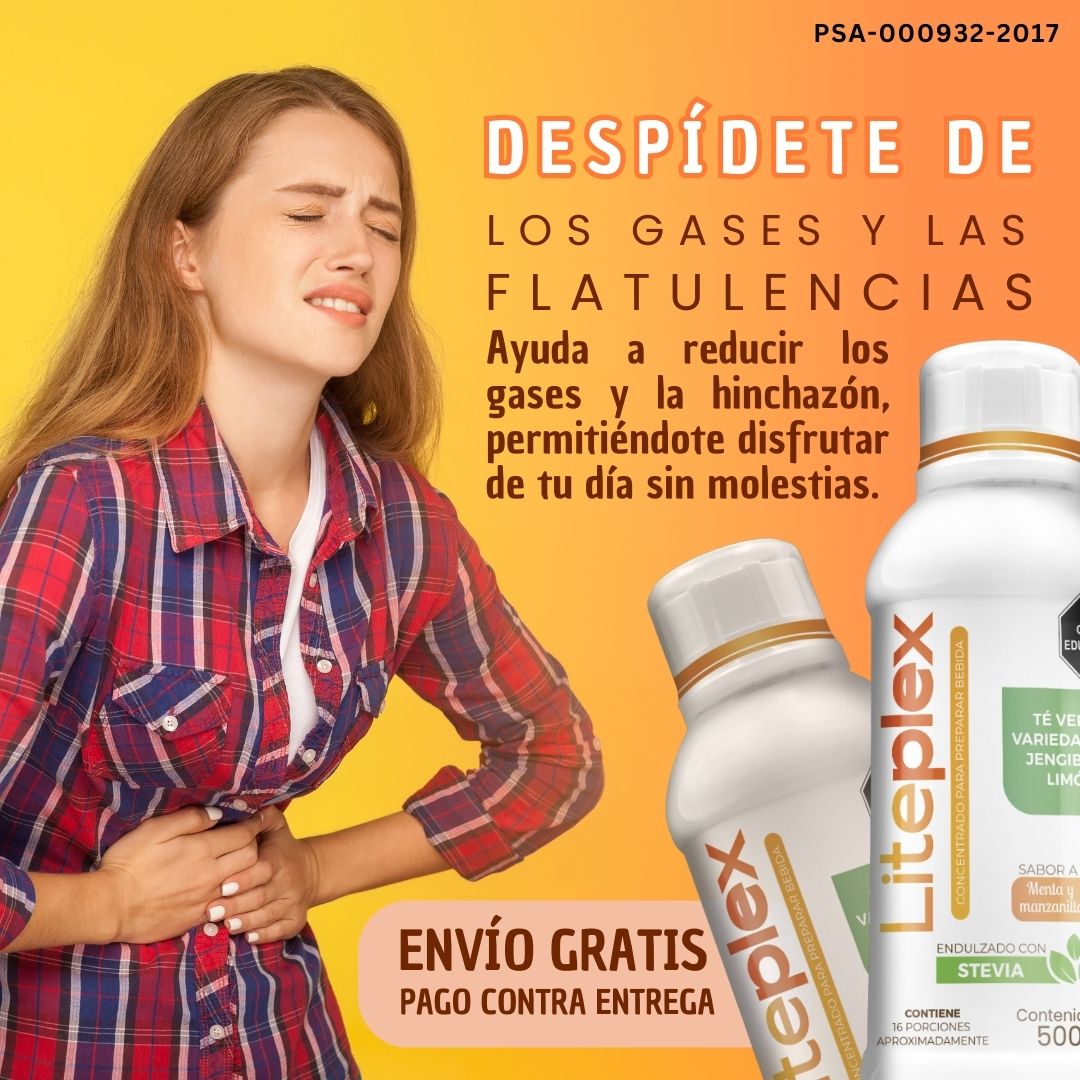 LITEPLEX
Alivio gastritis
Salud digestiva
Reducción acidez
Bienestar estomacal
Producto natural
Suplemento digestivo
Protege el estómago
Registro INVIMA
Alivio reflujo