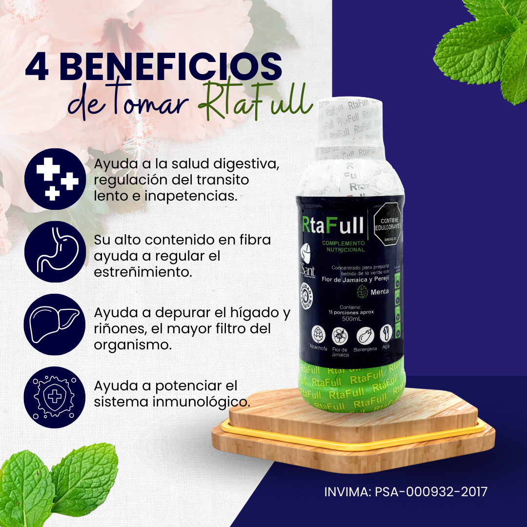 Cómo depurar el hígado
Regulador del tránsito intestinal
Suplementos para la salud digestiva
Beneficios del té verde para la digestión
Productos naturales para detox
Reducción de colesterol de forma natural
Soluciones para estreñimiento
Cómo fortalecer el sistema inmunológico
Complementos con registro INVIMA en Colombia
Salud digestiva
Detox natural
Regulador intestinal
Complemento nutricional
Té verde
Flor de Jamaica
Depuración hepática
Reducción de colesterol
Sistema inmunológico
Apto para diabéticos