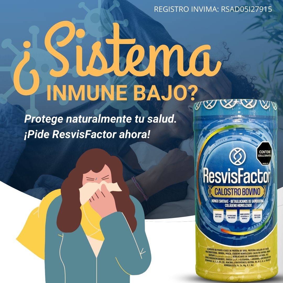 Calostro bovino
Sistema inmunológico
Suplemento natural
Antioxidantes poderosos
Belleza y salud
Refuerzo inmunológico
Colágeno hidrolizado
Vitalidad diaria
Protección natural
Revisfactor
Suplementos para el sistema inmunológico
Cómo fortalecer el sistema inmune naturalmente
Productos antienvejecimiento efectivos
Mejorar la elasticidad de la piel
Refuerzo inmunológico con alimentos
Suplementos con hongo shiitake
Cómo mejorar la salud ósea y muscular
Remedios naturales contra el estrés oxidativo