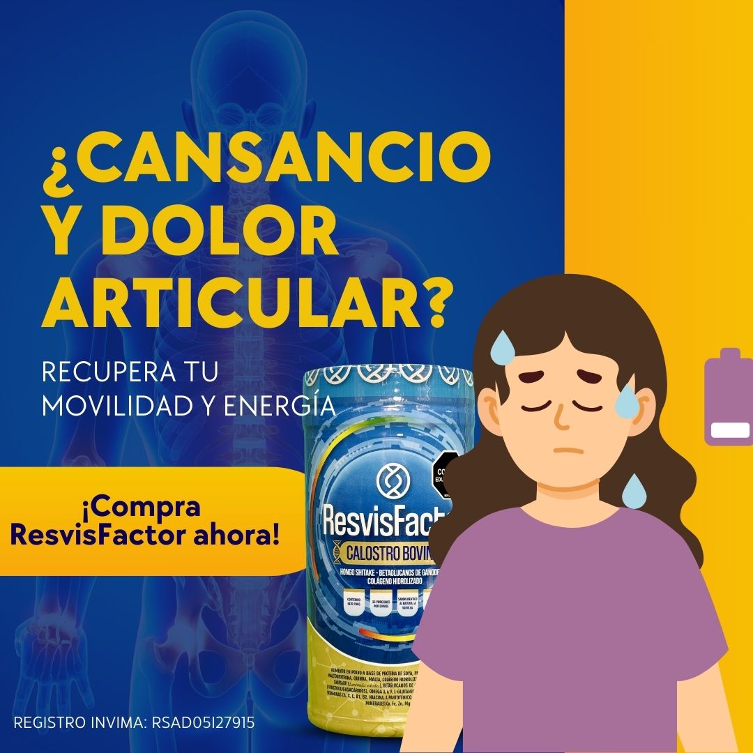 Calostro bovino
Sistema inmunológico
Suplemento natural
Antioxidantes poderosos
Belleza y salud
Refuerzo inmunológico
Colágeno hidrolizado
Vitalidad diaria
Protección natural
Revisfactor
Suplementos para el sistema inmunológico
Cómo fortalecer el sistema inmune naturalmente
Productos antienvejecimiento efectivos
Mejorar la elasticidad de la piel
Refuerzo inmunológico con alimentos
Suplementos con hongo shiitake
Cómo mejorar la salud ósea y muscular
Remedios naturales contra el estrés oxidativo