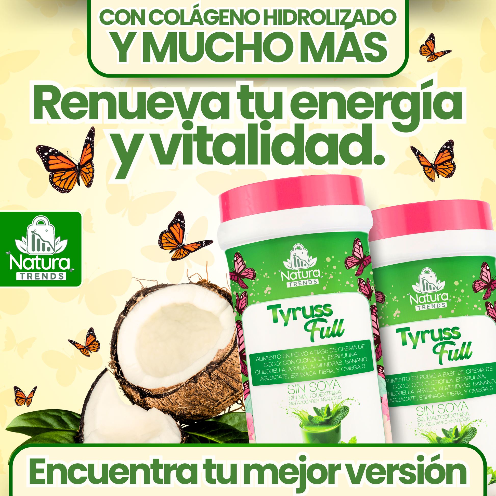 Digestión saludable
Detox natural
Salud cardiovascular
Energía duradera
Fortalecimiento muscular
Control de peso
Balance hormonal
Refuerzo inmunológico
Tiroides saludable
Menopausia y sofocos
Hormonas en equilibrio
Calores menopáusicos
Piel y cabello saludables
Energía para menopausia
Tiroides y metabolismo