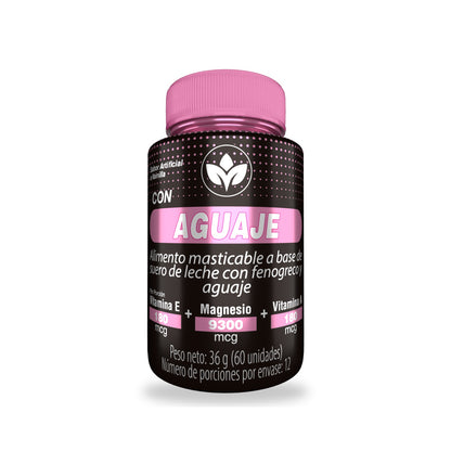 Aguaje Vitalcom masticables con fenogreco x 60