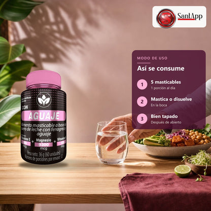 Cómo consumir Aguaje: 5 masticables al día
