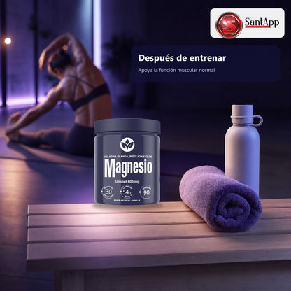 Magnesio después de entrenar: apoya la función muscular normal