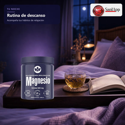 Bisglicinato de magnesio para tu rutina de descanso