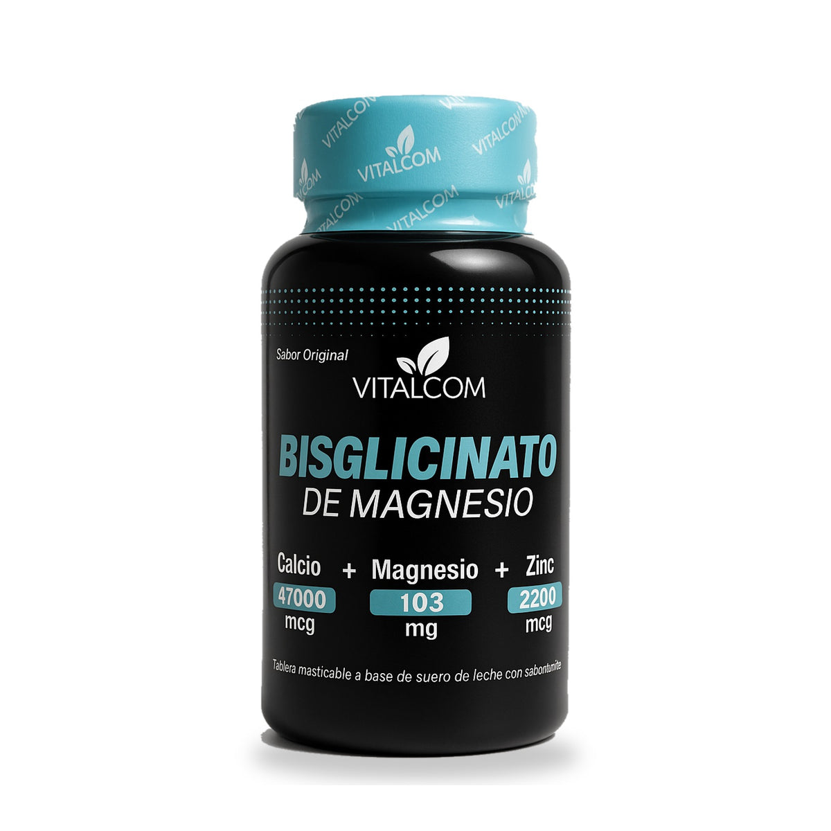 Bisglicinato de Magnesio GINS Vitalcom masticables x 60