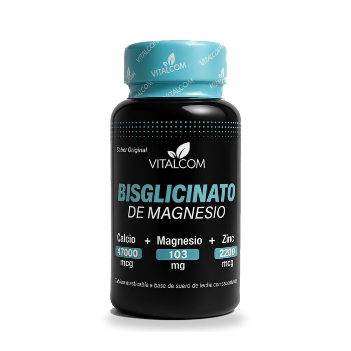 Bisglicinato de Magnesio GINS Vitalcom masticables x 60