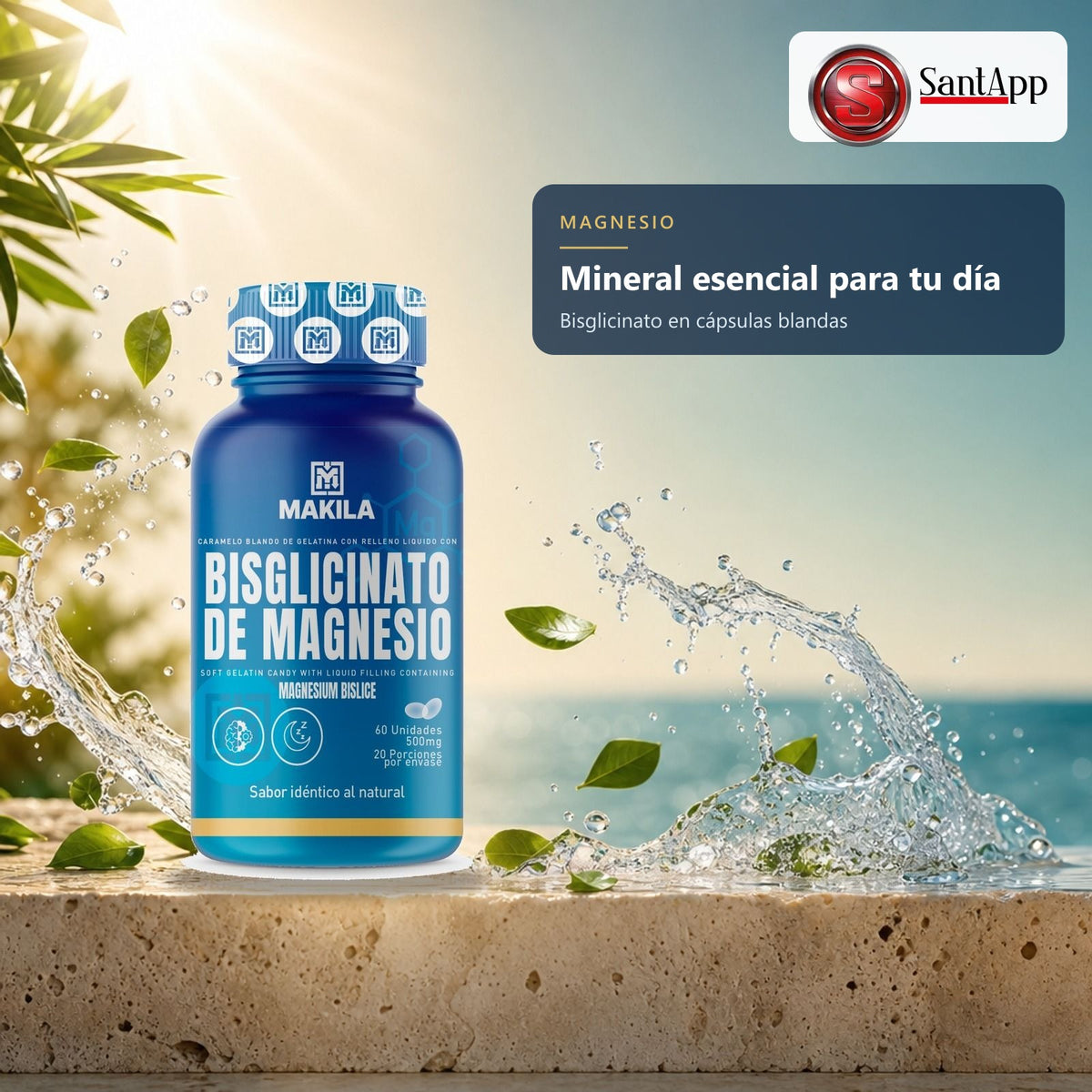 Bisglicinato de magnesio: mineral esencial en cápsulas blandas