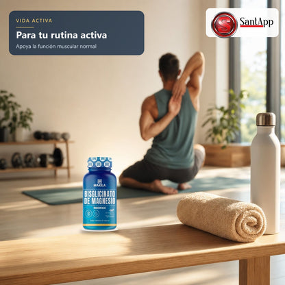 Magnesio para tu rutina activa: apoya la función muscular normal