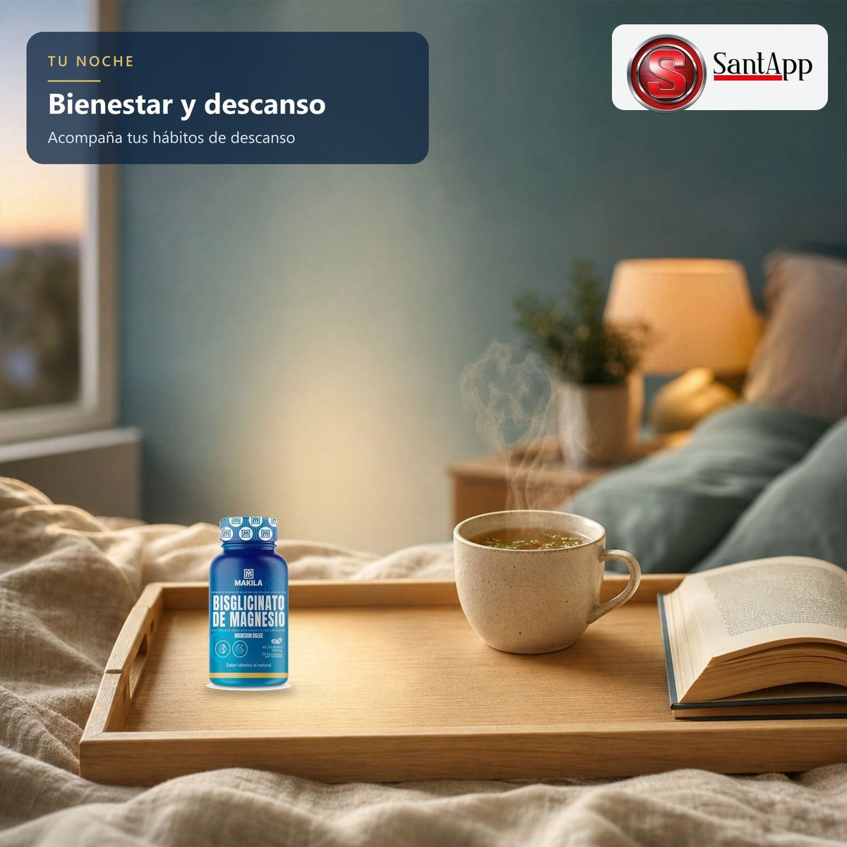 Bisglicinato de magnesio para tu rutina de bienestar y descanso