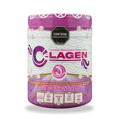 C-Lagen colágeno hidrolizado marino con citrato de magnesio 500 g