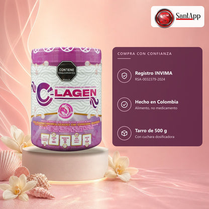 C-Lagen con registro INVIMA RSA-0032379-2024, hecho en Colombia