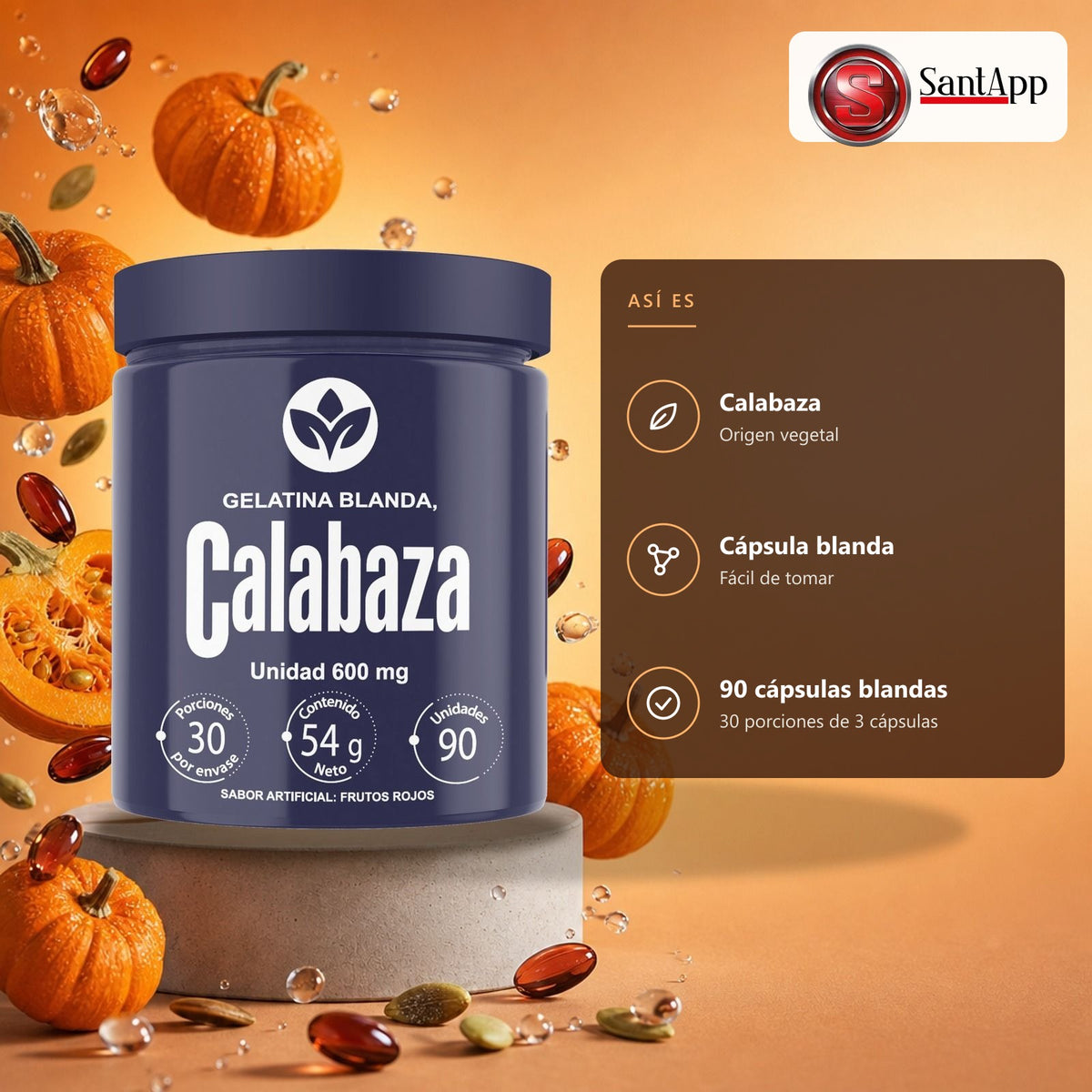 Calabaza Vitalcom: así es por dentro