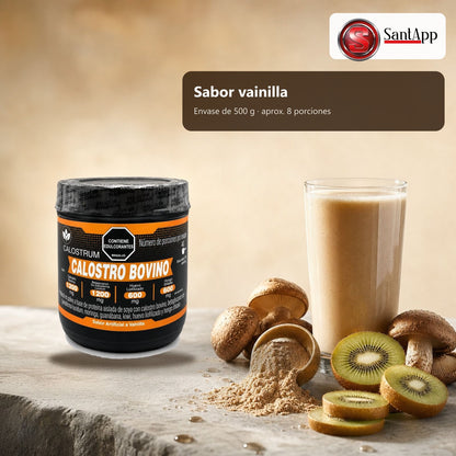 Calostrum sabor vainilla, envase de 500 g