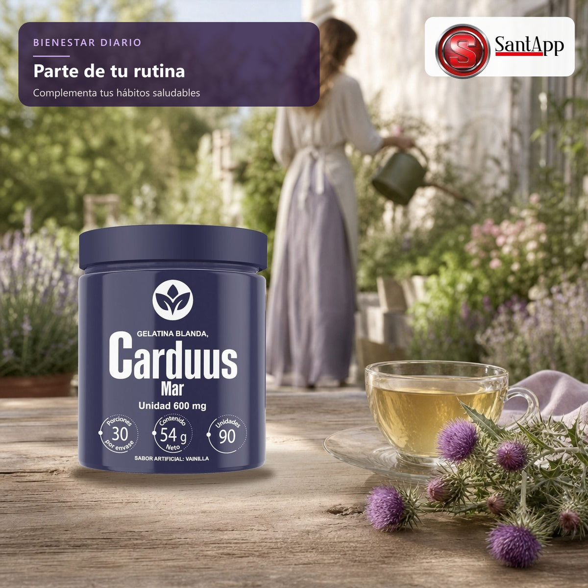 Cardo en cápsulas para tu rutina diaria