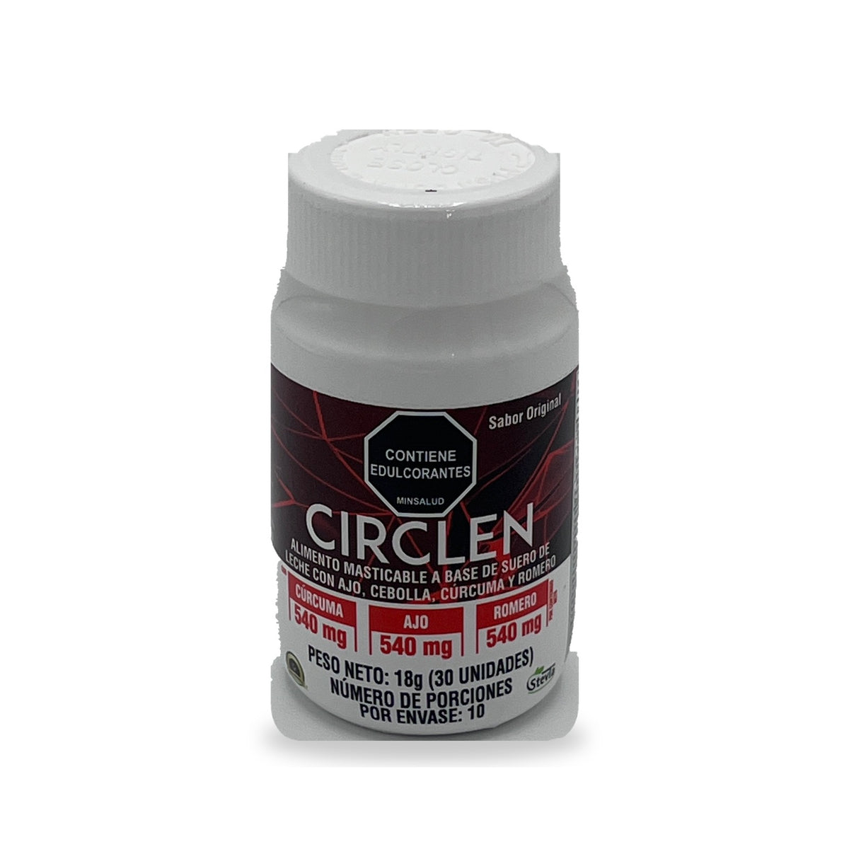 Circlen Vitalcom masticables con ajo, cebolla, cúrcuma y romero x 30