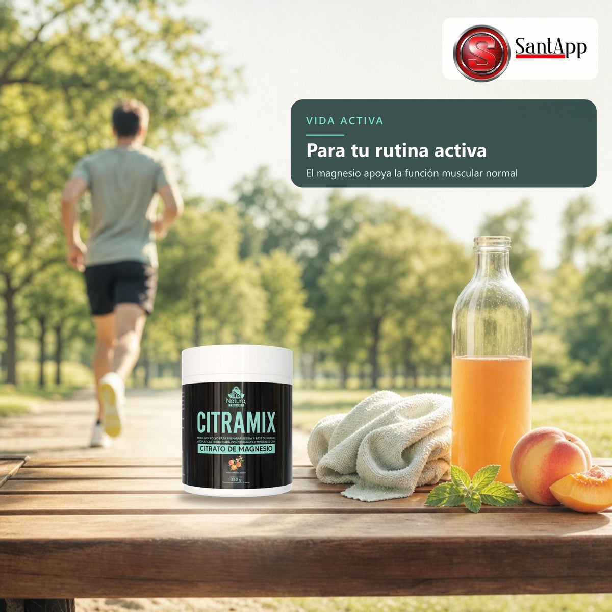 Magnesio para tu rutina activa: apoya la función muscular normal