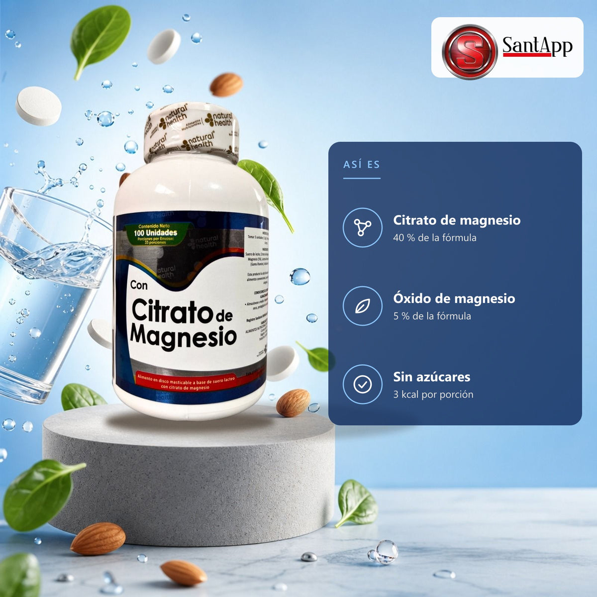 Citrato de Magnesio Natural Health: así es por dentro