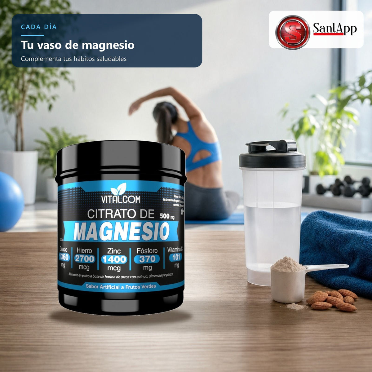 Magnesio y calcio para tu rutina diaria