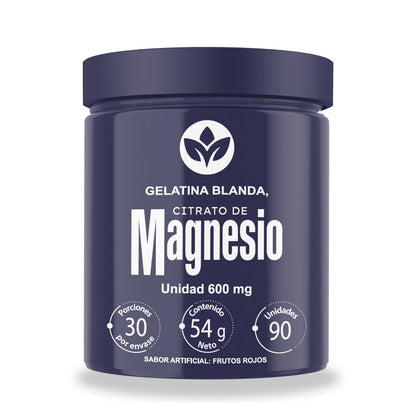 Citrato de Magnesio Vitalcom en cápsulas blandas x 90