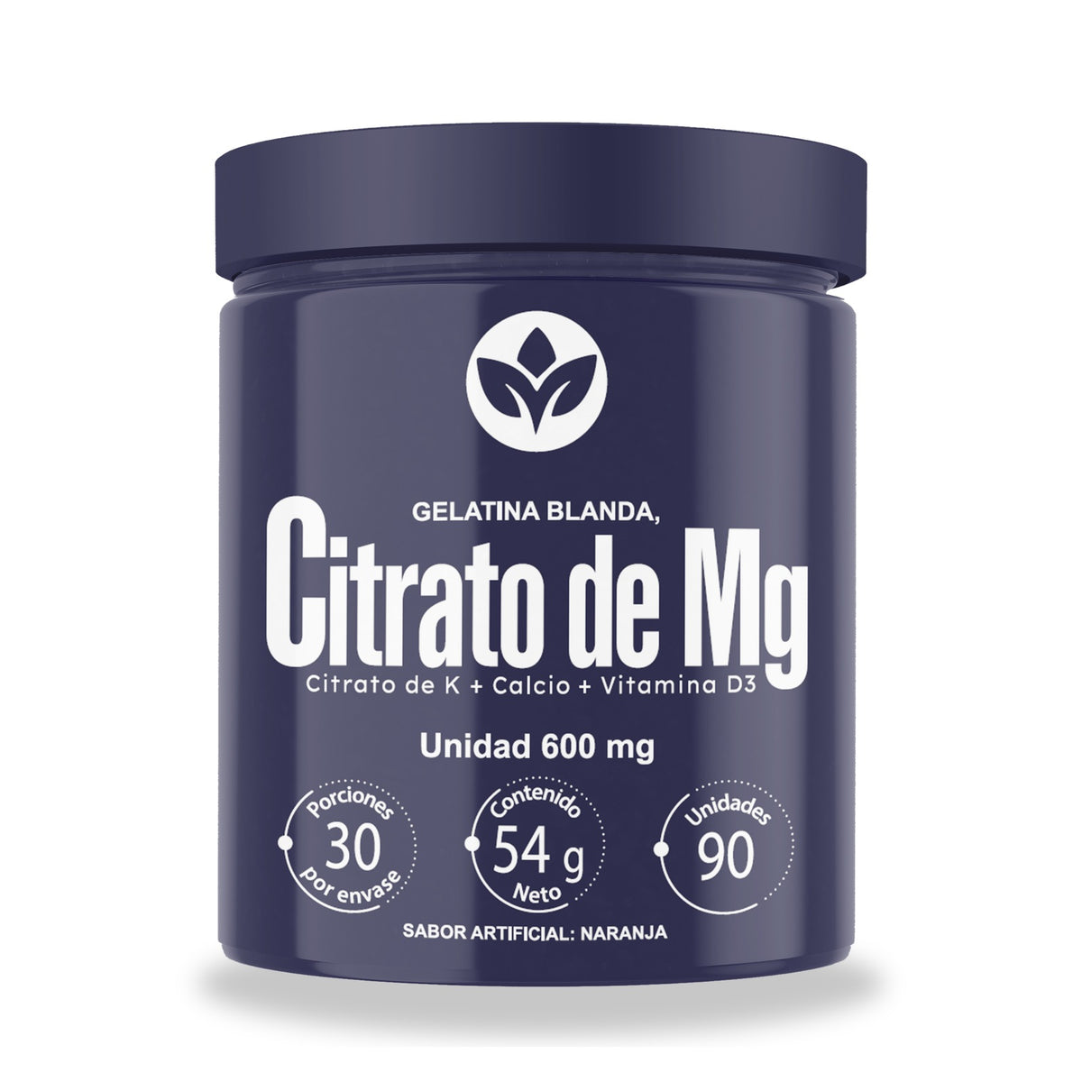Citrato de Mg con calcio y vitamina D3 Vitalcom en cápsulas blandas x 90
