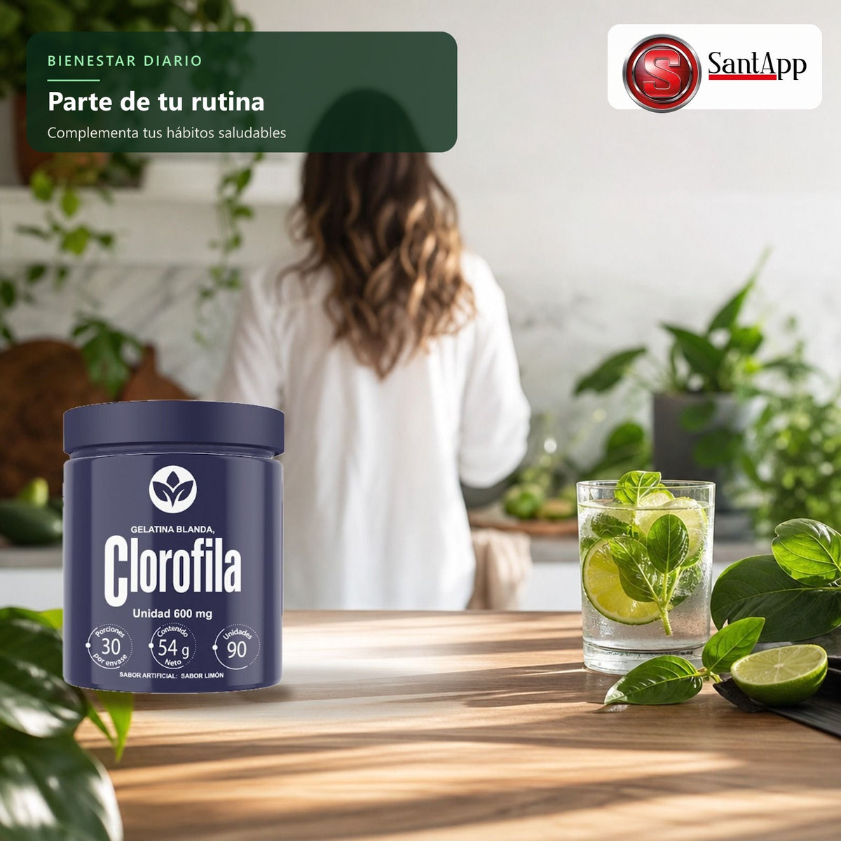 Clorofila para llevar a donde vayas