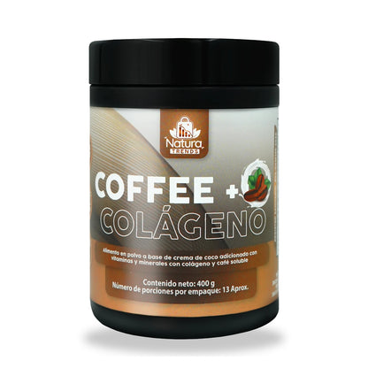Coffee + Colágeno café con colágeno hidrolizado y proteína sabor vainilla 400 g