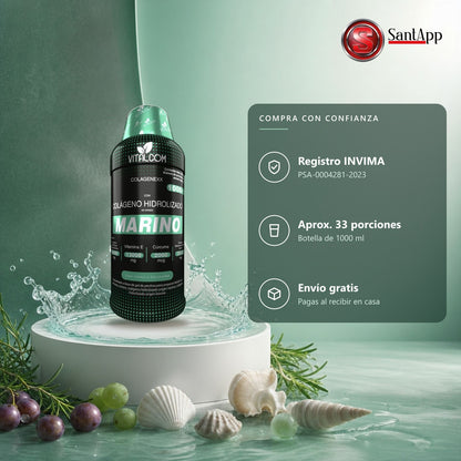 Colagenexx con permiso INVIMA PSA-0004281-2023, envío gratis y pago contra entrega