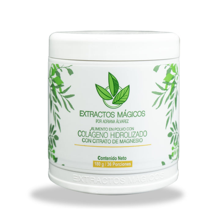Colágeno hidrolizado con citrato de magnesio Extractos Mágicos 180 g