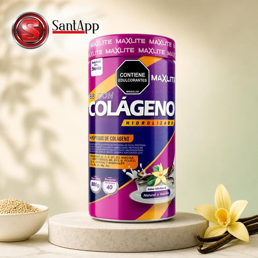 MaxLite colágeno hidrolizado sabor vainilla