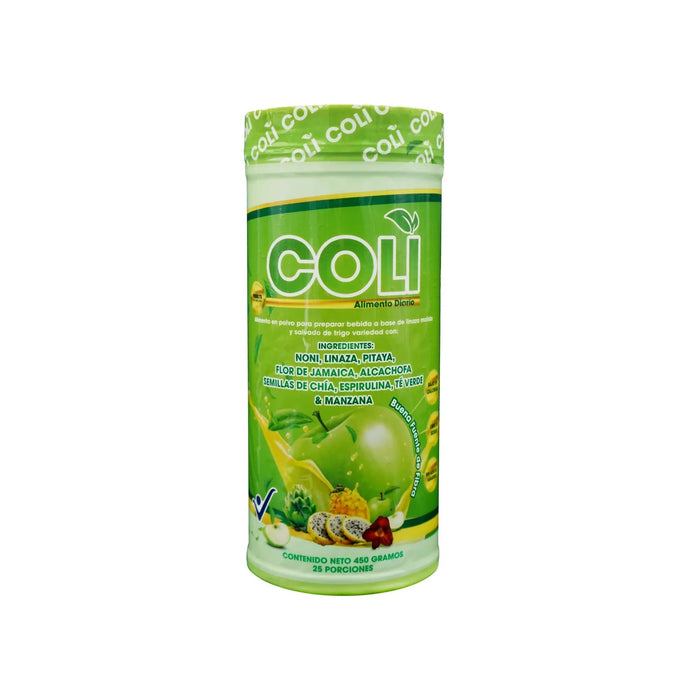 Coli Plus alimento en polvo con linaza y salvado de trigo 450 g
