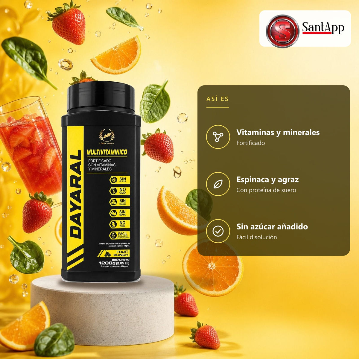 Dayaral: vitaminas y minerales en un batido