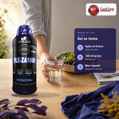 Cómo tomar FLE-ZA1000: 120 ml al día