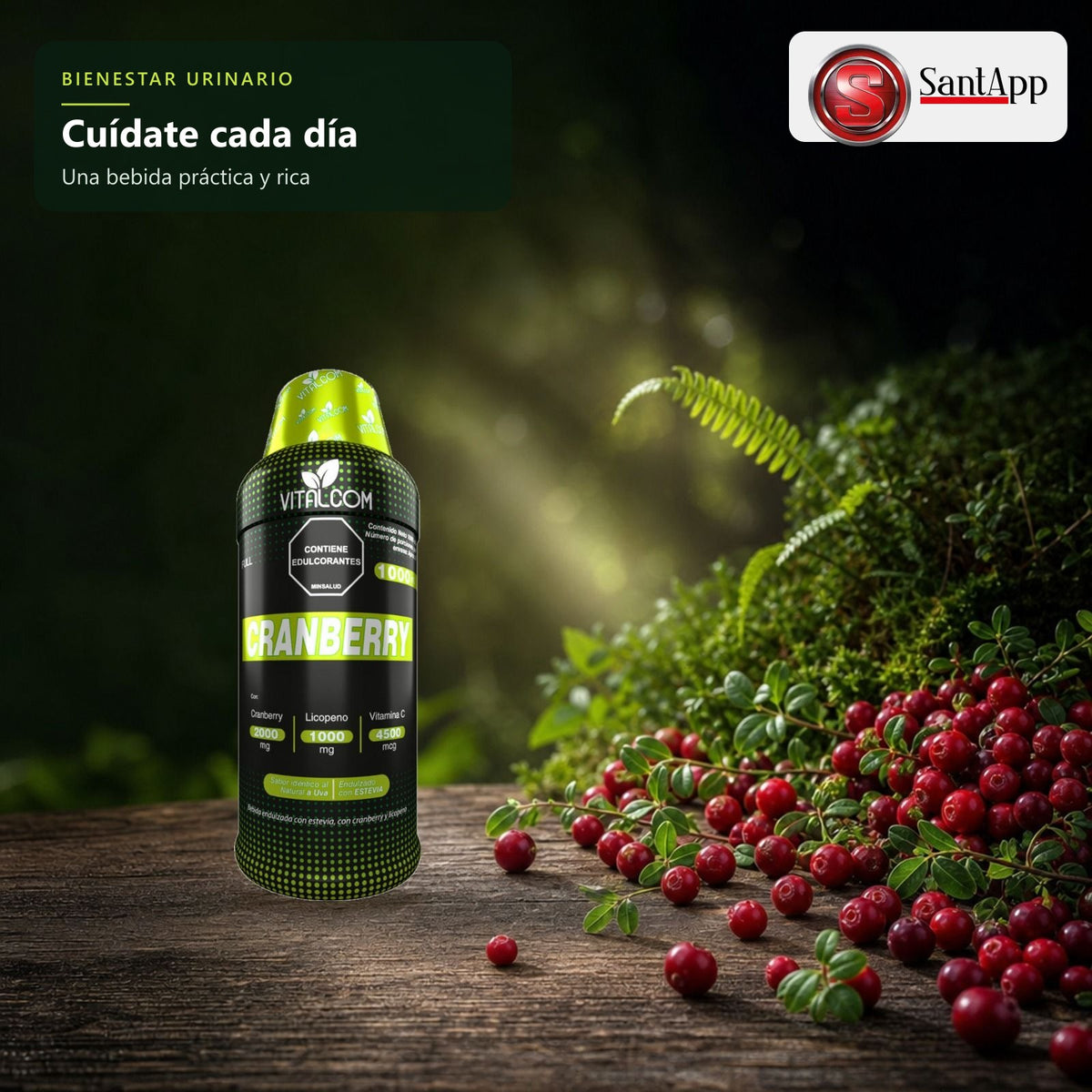 Cranberry para el bienestar urinario