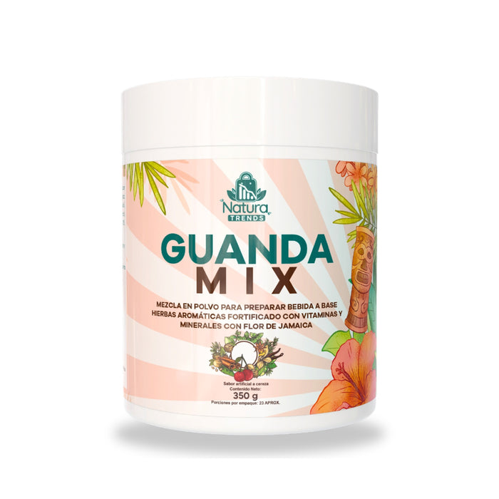 Guanda Mix bebida en polvo con flor de Jamaica sabor cereza 350 g