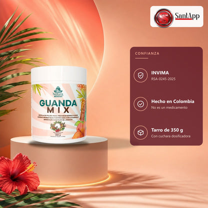 Guanda Mix con registro INVIMA RSA-0245-2025, hecho en Colombia