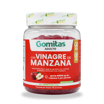Gomitas con vinagre de manzana Natural Health x 60