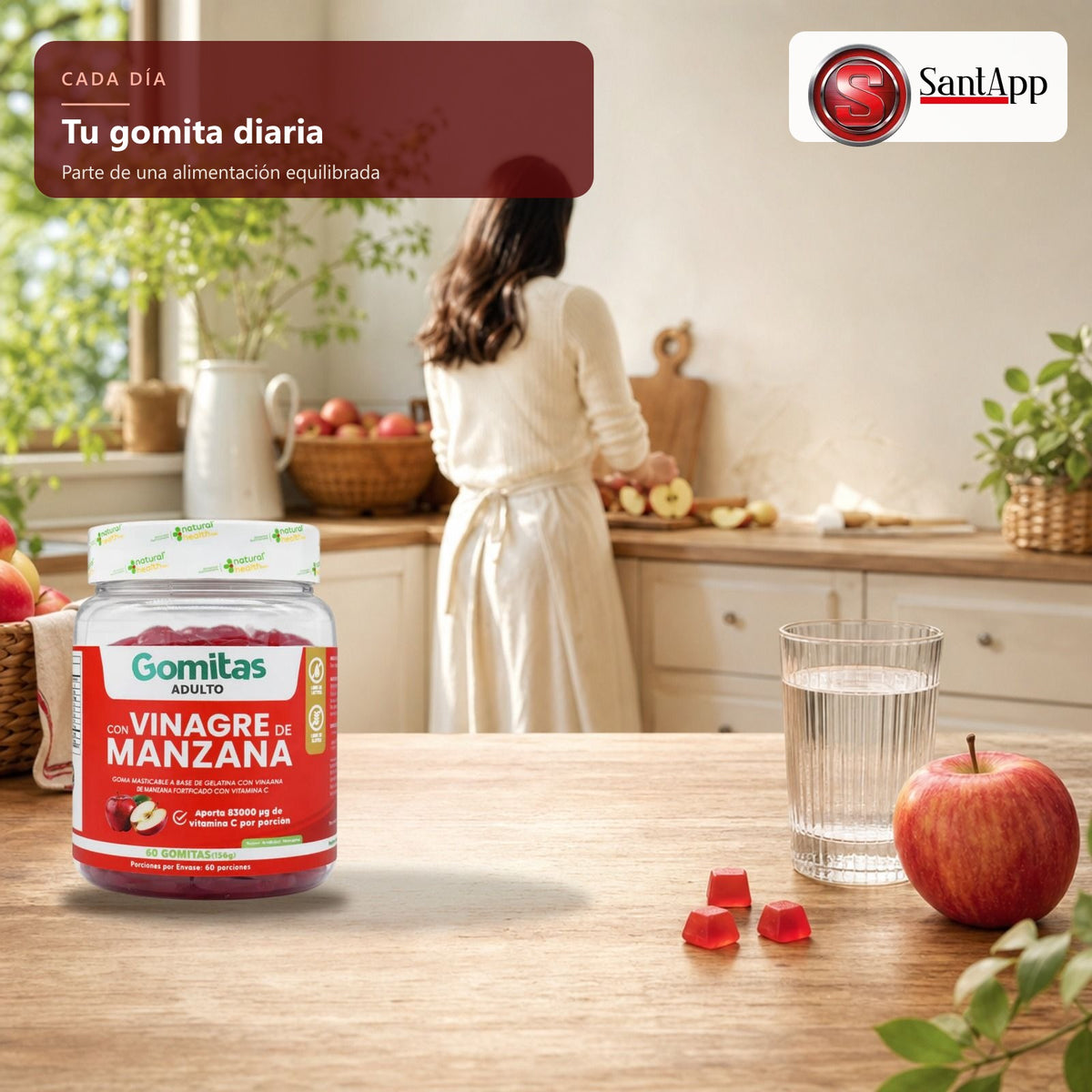 Vinagre de manzana para tu rutina diaria