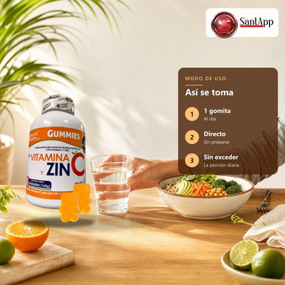 Cómo tomar las gummies: 1 gomita al día