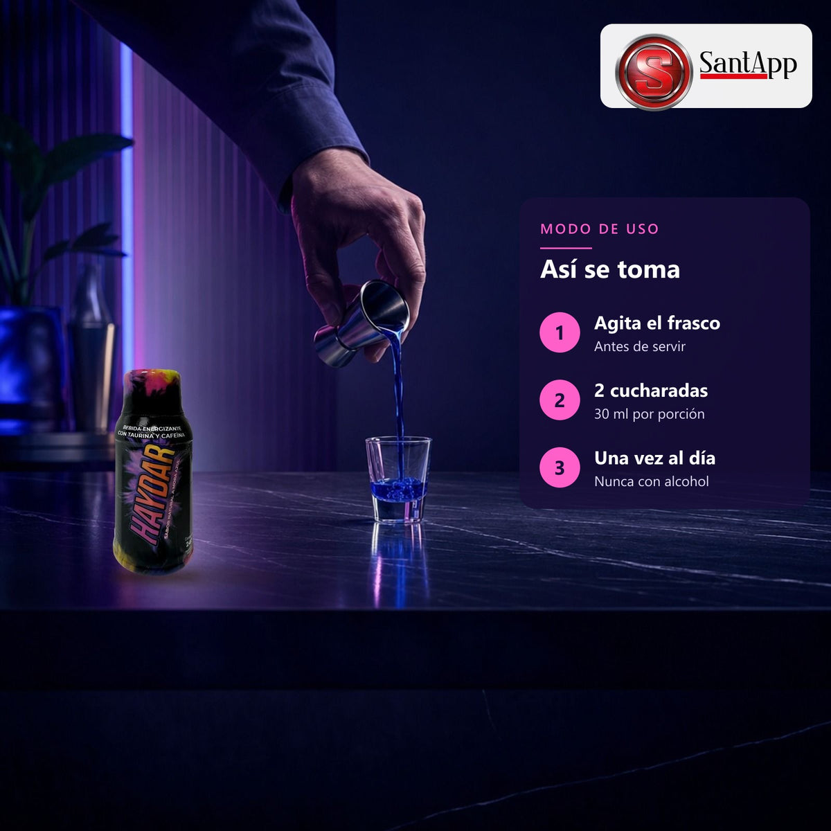 Cómo tomar Haydar: 2 cucharadas (30 ml) una vez al día